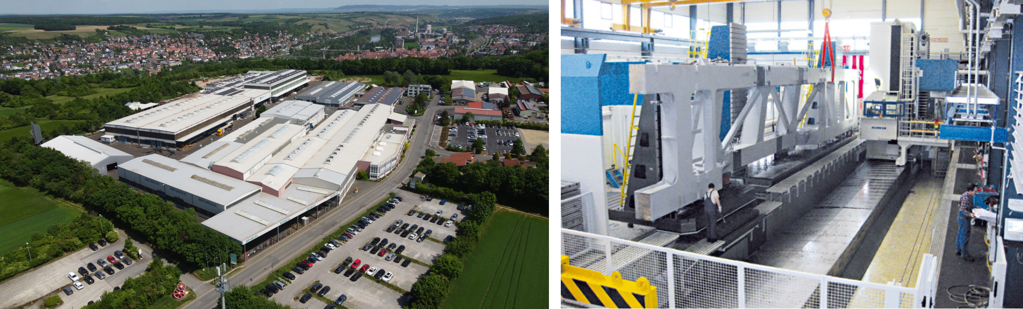 Kinkele GmbH & Co. KG production in Ochsenfurt – large weldments and mechanical engineering assemblies